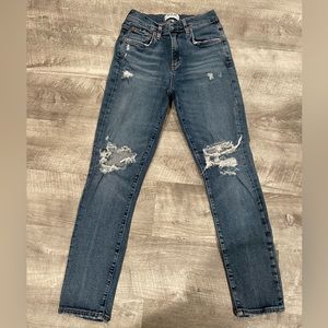 Agolde Sophie High Rise Crop Jeans